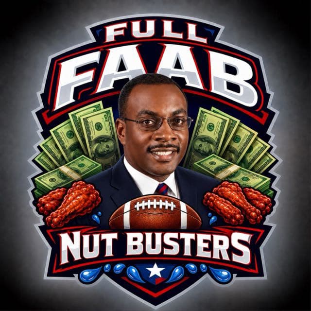 Full FAAB Nut Busters league logo